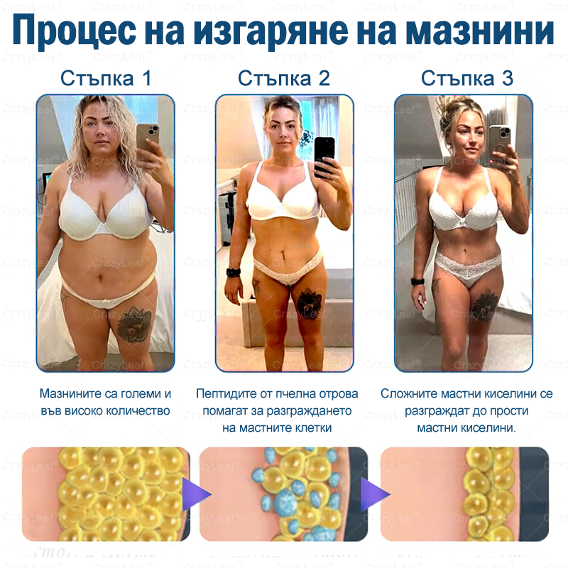 🌿 CrazyLeaf® Слим & Виталити Тирезепатид 8 в 1 – орален разтвор (Само веднъж на ден – видими резултати само за 7 дни)  ✅ Подходящ за различни нужди: наднормено тегло, сърдечно-съдово здраве, диабет, сънна апнея, здраве на червата, ставни проблеми и други.